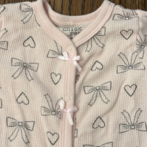 Lot of 5 ADORABLE 6-9 mo Girl long Sleeve Sleepers D - Picture 9 of 16